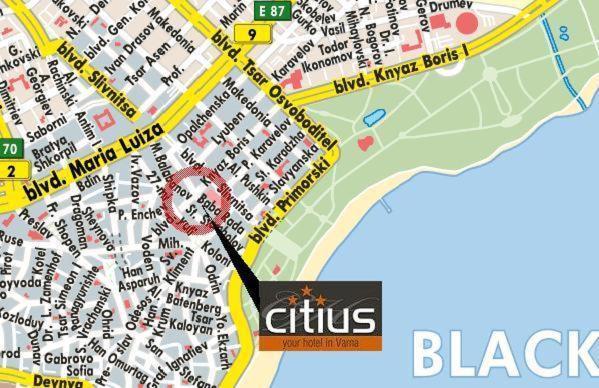 Citius Hotel Варна Екстер'єр фото